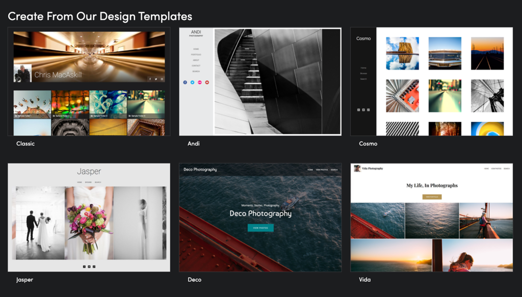Start with a ready-to-use SmugMug design – SmugMug Support