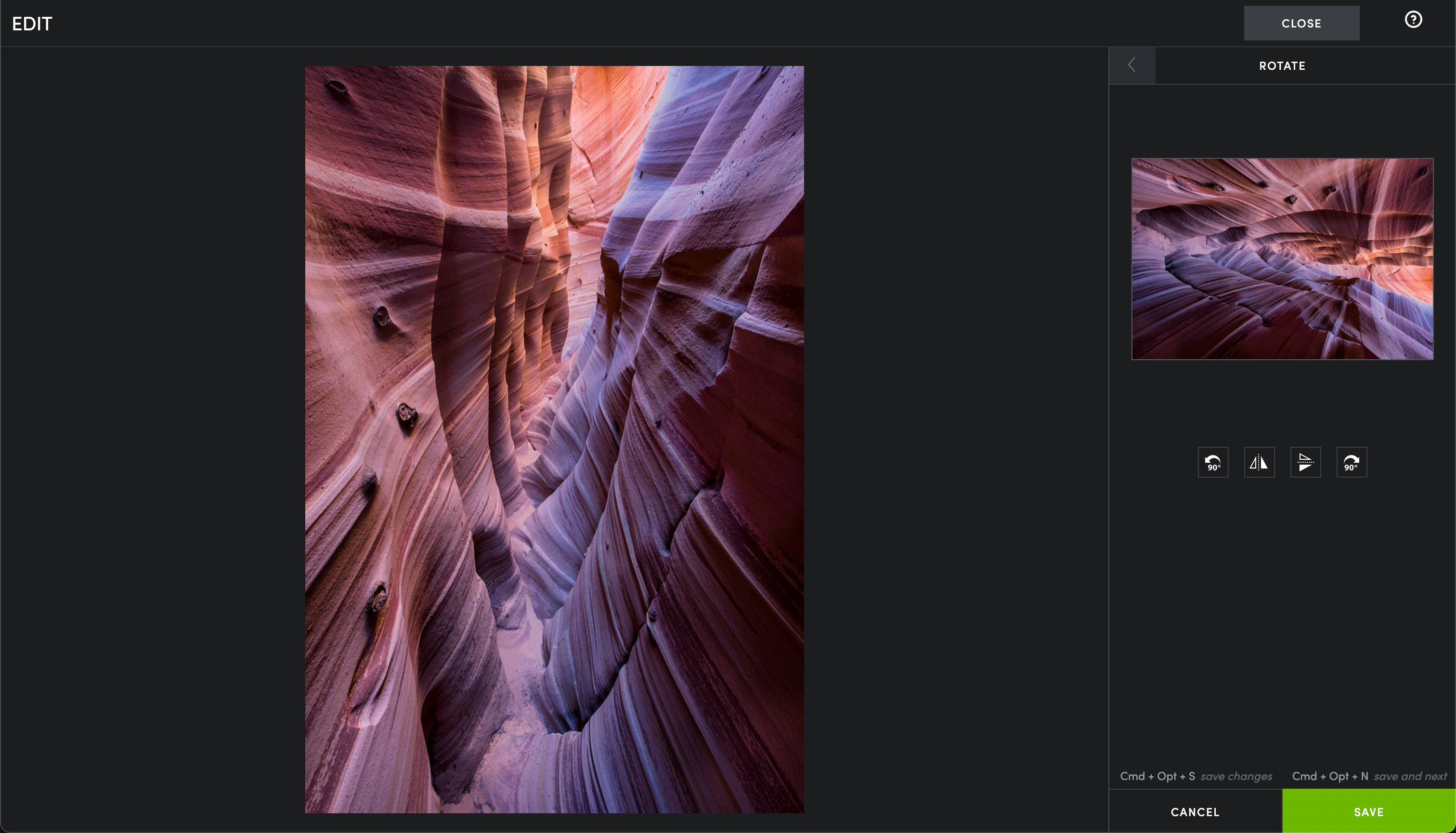 rotating photos